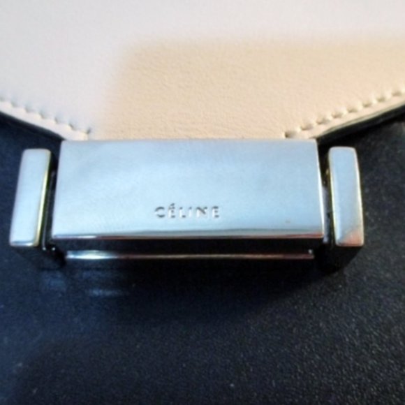 NEW CELINE DIAMOND CLUTCH Calf Hair Leather Purse - Picture 4 of 7